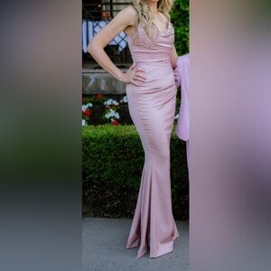 Pink Strapless Sweetheart Gown